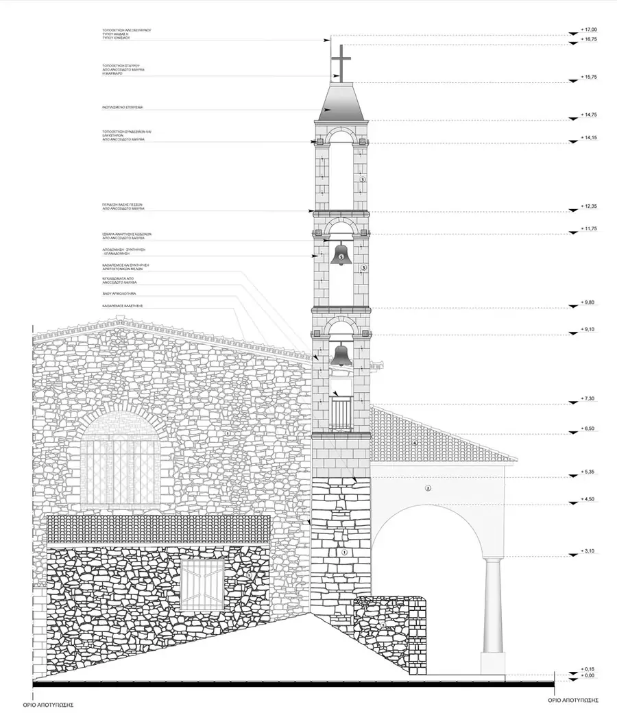 Imprinting - Restoration of the Bell Tower in Sparta - Sparta, Laconia, Greece