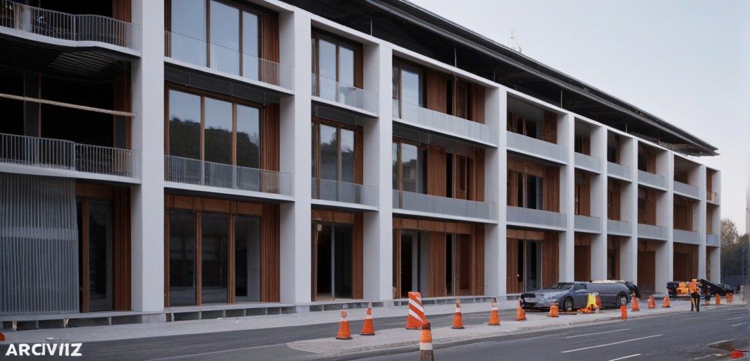 Supervision and construction of building projects as well as the coordination of the required works